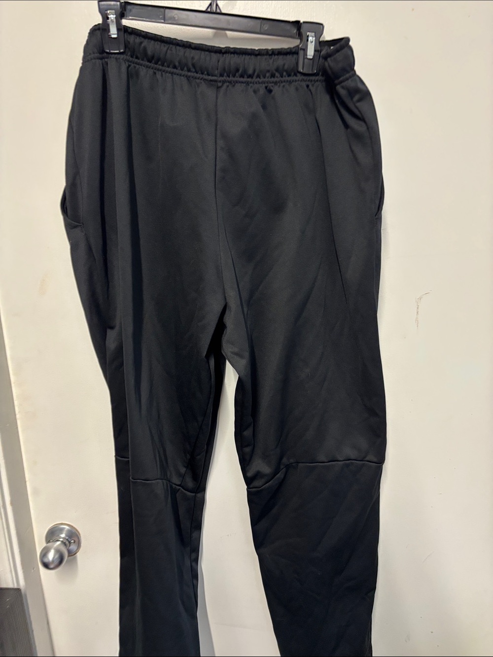 Nike Black Athletic Track Pants with Swoosh - Picture 4 of 4